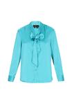 Блуза faina Button-down blouse, Turquoise - фото 5