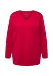 Топ с длинными рукавами GROSSE GRÖSSEN BASIC Ulla Popken, красный - фото