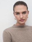 Свитер MANGO BRONCO, серо-коричневый - фото 7