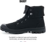 Ботинки Palladium Women's Baggy Canvas Boot, Black/Black - фото 2