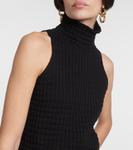 Хлопковый топ с потертостями Jil Sander, черный - фото 3