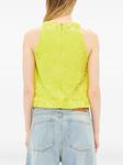 MSGM топ с пайетками, желтый - фото 4
