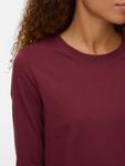 Лонгслив VERO MODA VMPAULINA, Wine red - фото 3