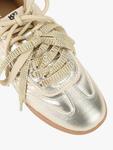 Levon Quilted Lace Up Trainers KG Kurt Geiger, Gold - фото 4