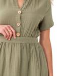 Летнее платье WENOR MIRA, оливковый - фото 9