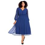 Платье Elena plus size Avenue, Evening Blue - фото