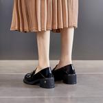 Лоферы женские черный Pooq - фото 5