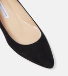 Балетки BB из замши Manolo Blahnik, 0015 Blck - фото 5