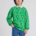 Толстовка детская Dior, зеленый - фото 3