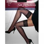 Колготки до бедра Hanes Silk Reflections с кружевным верхом 0A444 Hanes - фото