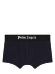 Palm Angels комплект из двух трусов с логотипом, синий - фото 2