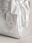 Кожаная сумка-тоут Hettie White Stuff, Silver - фото 5