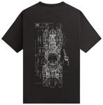 Футболка Kith x Batman Schematics Vintage Tee 'Black', черный - фото 2