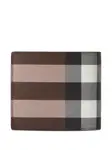 Бумажник в клетку Burberry, коричневый - фото 2