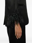 Блейзер с перьями Montedoro, черный - фото 5