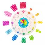 Деревянные обучающие часы 102 элемента Woodyland - фото 4