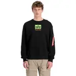 Толстовка Alpha Industries Satin Logo, черный - фото