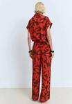Брюки FLOWY PRINTED Mango, красный - фото 4