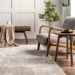 Ковер Loni Solid Shag Area Rug nuLOOM, 76x305 см, серый - фото 54