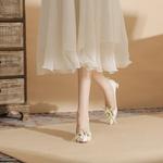 Туфли на высоком каблуке женские белый Ainer-Cat - фото 5