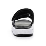 Сланцы унисекс сине-белые, серо-белые Golofi, 5012 черные с черной подошвой - фото 7