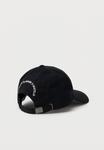 Бейсболка Samsøe Samsøe PRINT CAP UNISEX, Black Script/Black - фото 2