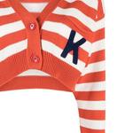 Топ укороченный женский Kenzo, оранжевый - фото 6