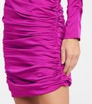 Мини-платье Faye со сборками Stella McCartney, Amethyste - фото 5