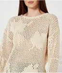 Свитер-Туман Loose fit Desigual, бежевый - фото 4