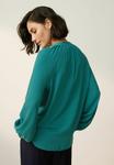 Блуза Next LONG SLEEVE V-NECK , Teal Blue/Teal - фото 4