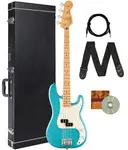 Бас-гитара Fender Player II Precision - Aquatone Blue с жестким кейсом - фото