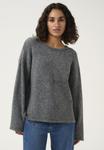 Джемпер Kaffe Jumper, Dark Grey Melange/Dark Grey - фото