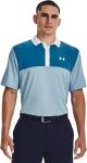 Under Armour Performance 3.0 Colorblock мужская поло, Blizzard/Cosmic Blue/White - фото 3