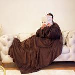 Мягкое одеяло  Zollner, темно/коричневый - фото 2