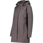 Женская куртка-дождевик с капюшоном на кнопках Cmp, цвет terra - фото