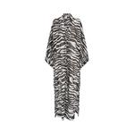 Платье Attico Caftano, White/Black - фото