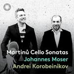 CD диск Martinu / Moser / Korobeinikov: Cello Sonatas - фото