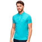 Поло Superdry Essential Logo Neon, синий - фото