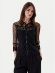 Блузка slim fit 252-TEREZA Morgan, черный - фото
