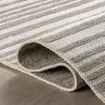 Ковер Millicent Striped Area Rug nuLOOM, 239x305 см, серый - фото 4