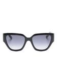 Marc Jacobs Eyewear солнцезащитные очки в квадратной оправе с логотипом, черный - фото