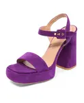 Замшевые сандалии A. Bocca, фиолетовый - фото
