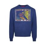 Свитер The Elder Statesman Complexity Theory Crew, Blue Jay - фото