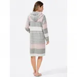 Женский халат Feel Good, Rosé-geringelt - фото 2