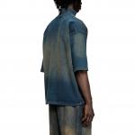 Half zip Sweater DIESEL, темно-синий - фото 4