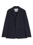 Пиджак на пуговицах Jil Sander, синий - фото