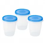 Набор из 3 винтовых контейнеров. - El Corte Inglés, стекло - фото