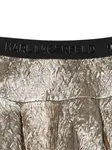 Юбка с жатым эффектом KARL LAGERFELD KIDS, золотой - фото 3