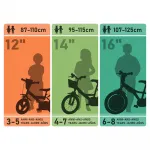 Детский велосипед Dinos 16В'' MTB, зеленый - фото 4