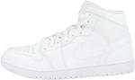 Кроссовки Nike Air Jordan 1 Mid для мужчин, White White White - фото 2